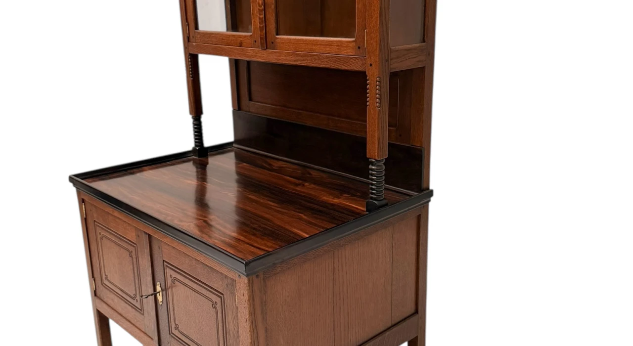 Arts & Crafts Cupboard by Jac. van den Bosch for 't Binnenhuis, 1900s